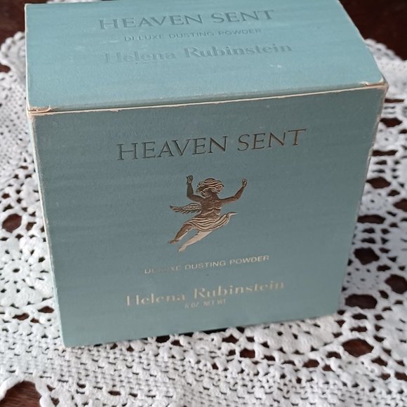 Vintage Helena Rubenstein Heaven Sent Powder Compact, Puff, Original Box - Picture 4 of 14